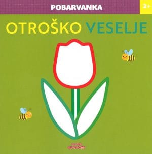 Pobarvanka, Otroško veselje, 2+ (roža)
