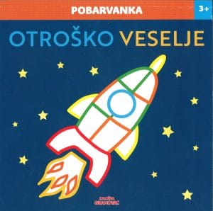 Pobarvanka, otroško veselje, 3+ (raketa)