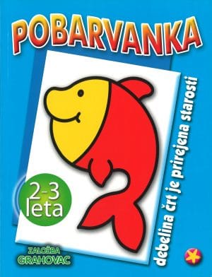 Pobarvanka, 2-3 leta