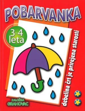 Pobarvanka, 3-4 leta