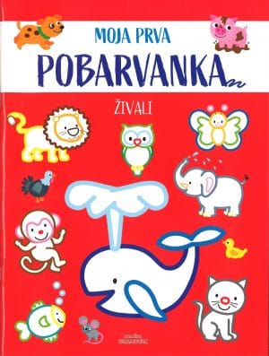 Moja prva pobarvanka, Živali
