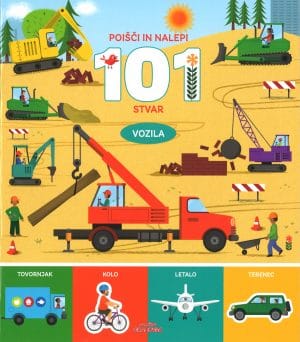 Poišči in nalepi 101 stvar, Vozila