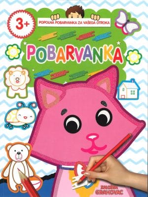 Pobarvanka 3+ (zelena)