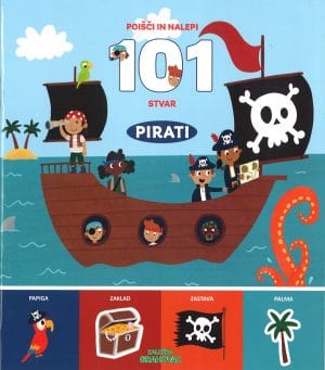 Poišči in nalepi 101 stvar, Pirati