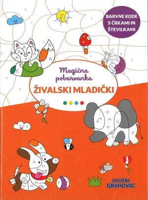 Magična pobarvanka, Živalski mladički