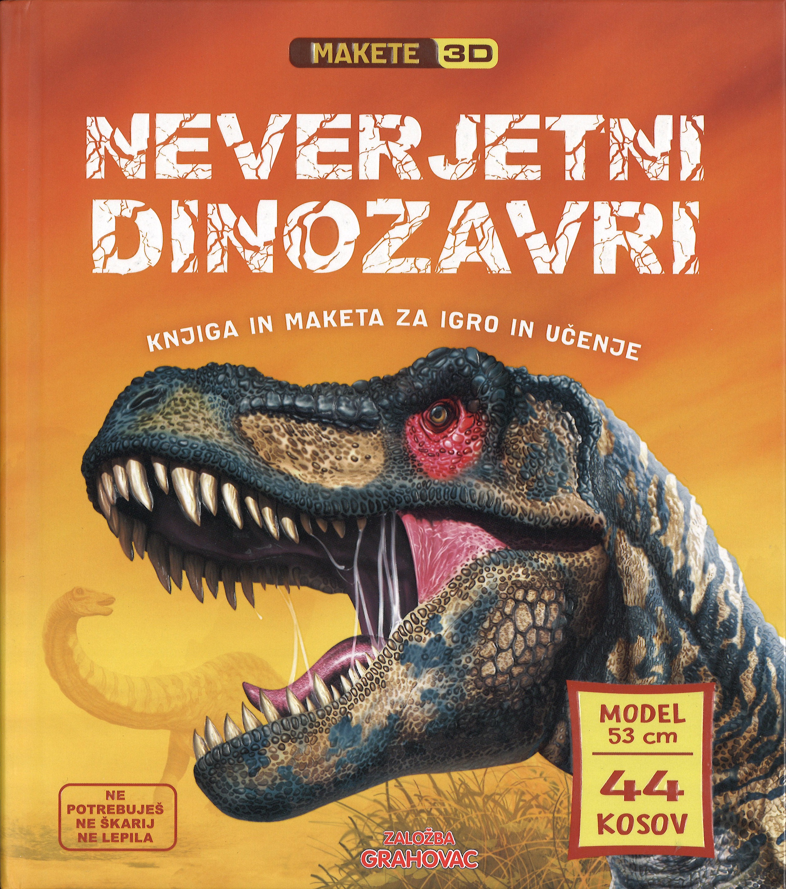 MAKETE 3D, NEVERJETNI DINOZAVRI