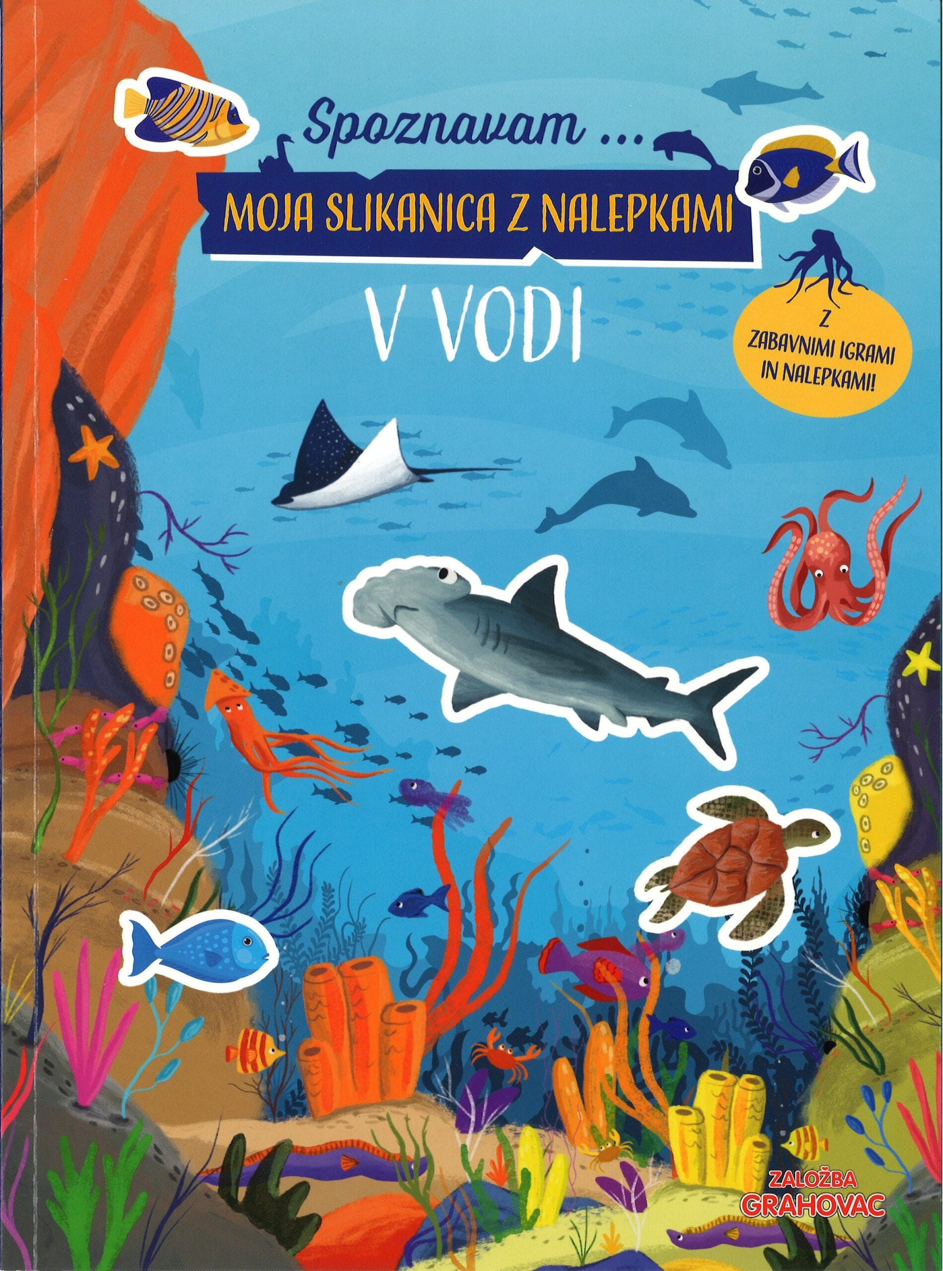 Moja slikanica z nalepkami, V vodi