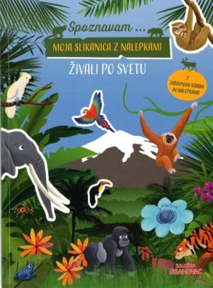 Moja slikanica z nalepkami, Živali po svetu