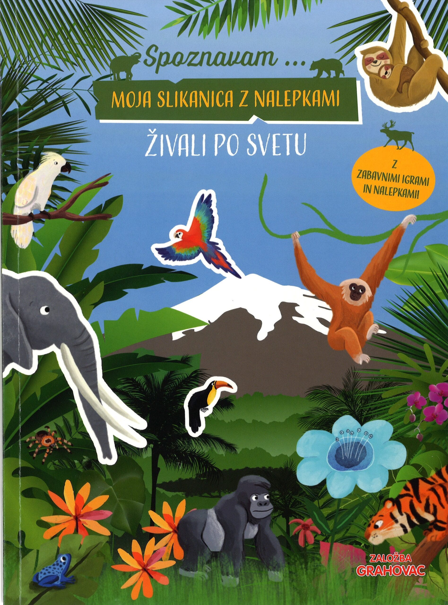 Moja slikanica z nalepkami, Živali po svetu