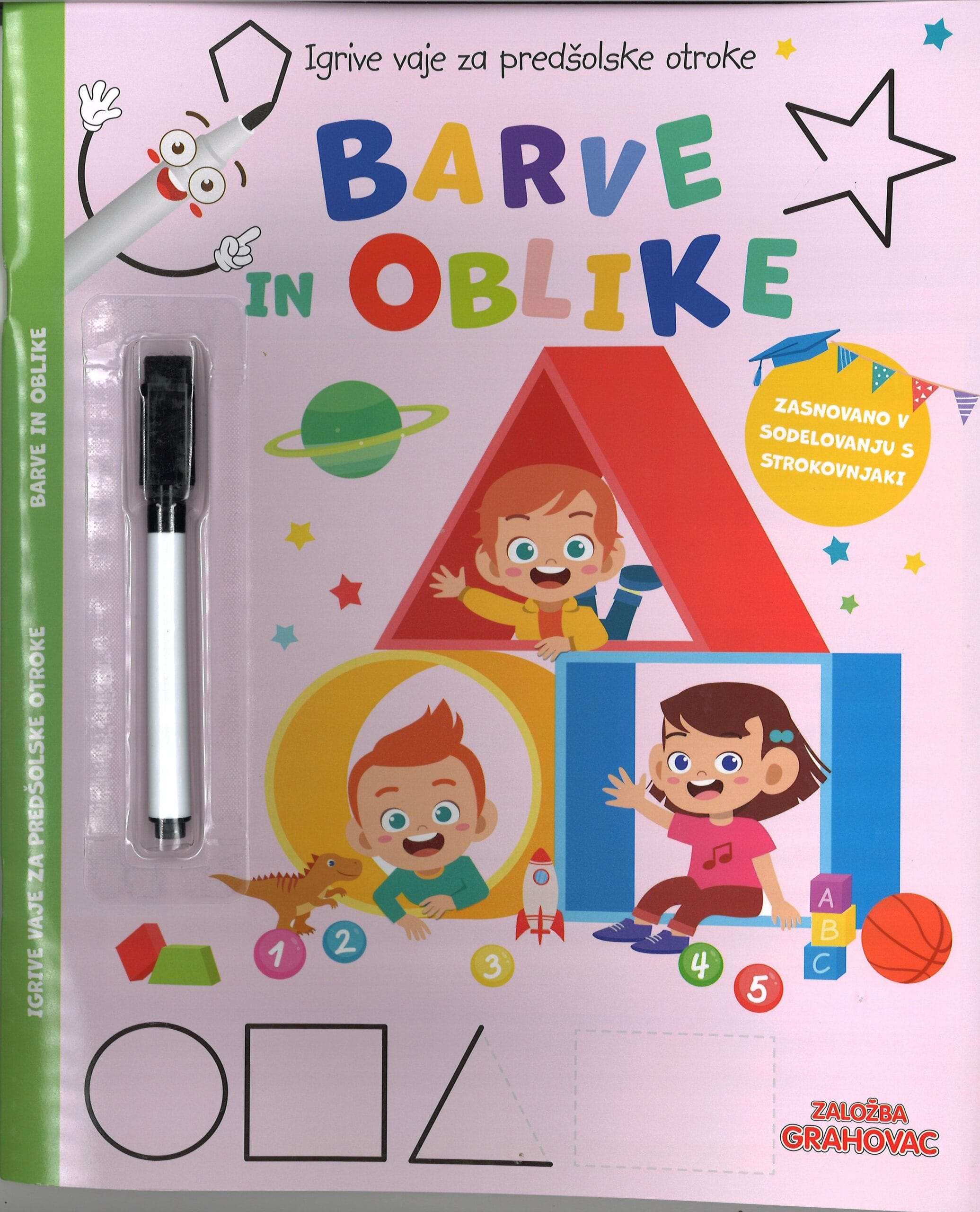 Igrive vaje za predšolske otroke, Barve in oblike