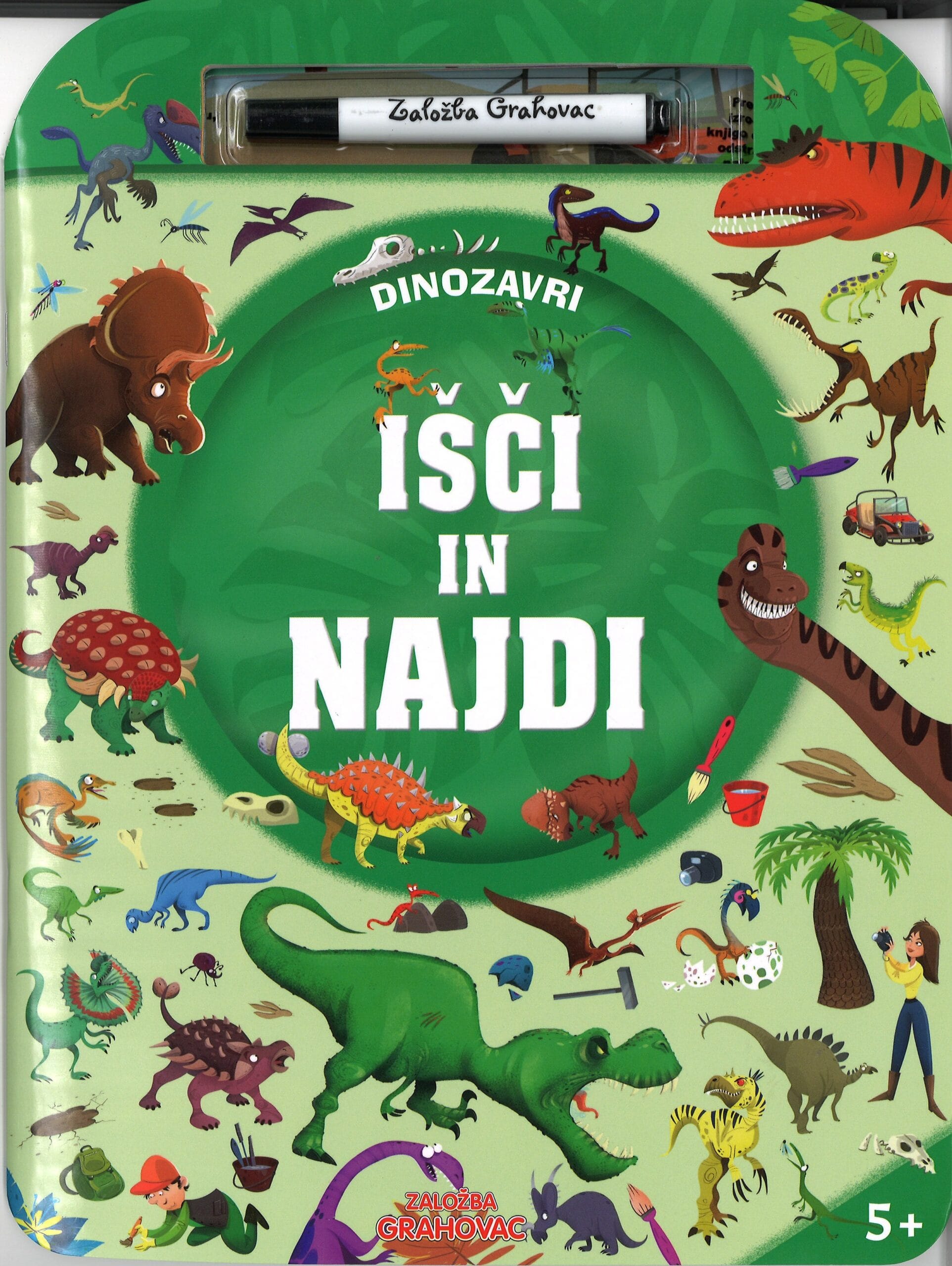 Išči in najdi, Dinozavri, 5+