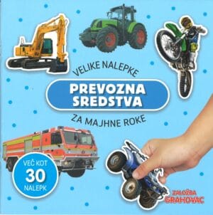 Velike nalepke za majhne roke, Prevozna sredstva