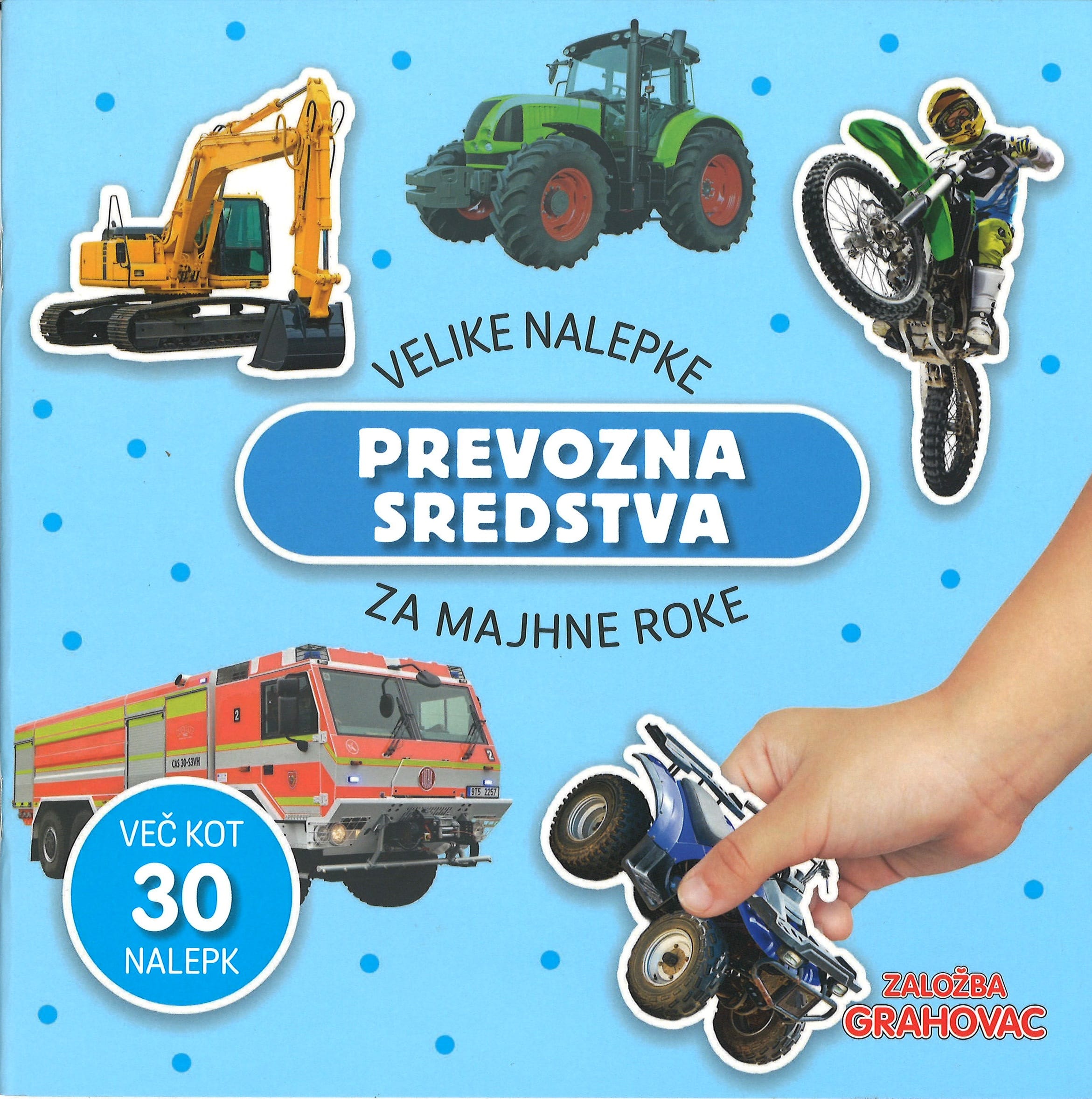 Velike nalepke za majhne roke, Prevozna sredstva